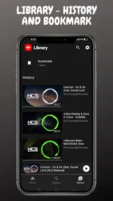 AudioTube Audio Player android App screenshot 0