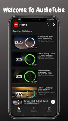 AudioTube Audio Player android App screenshot 5